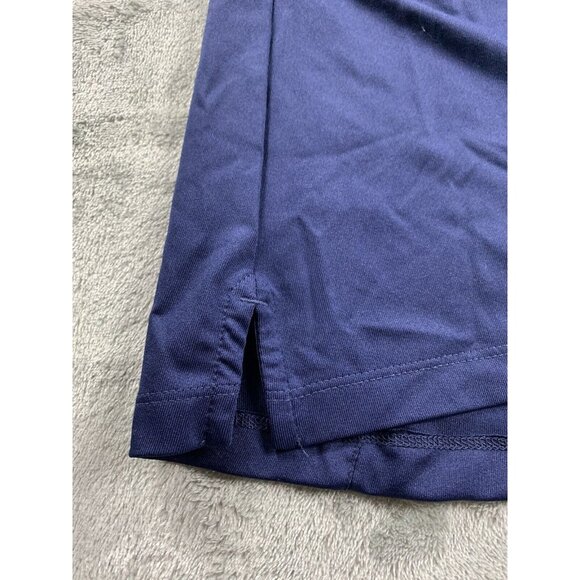 Callaway Shirt Men medium navy Opti Dri Golf Vest Top Pullover half button up - Picture 9 of 13